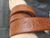 Шкіряний ремінь ручної роботи з тисненням 40мм (світло-коричневого кольору)