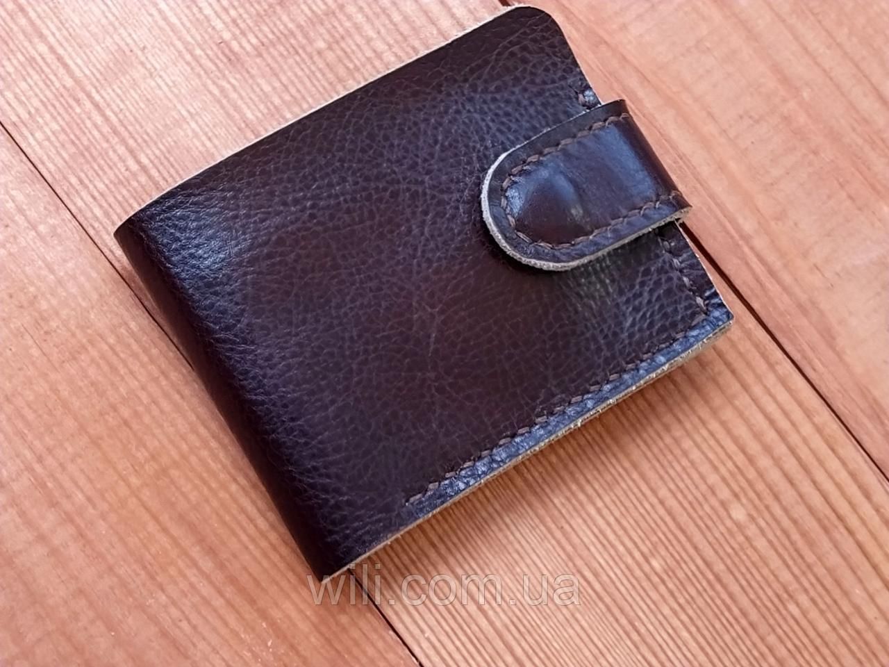Класичний чоловічий гаманець з натуральної шкіри "Art classic"