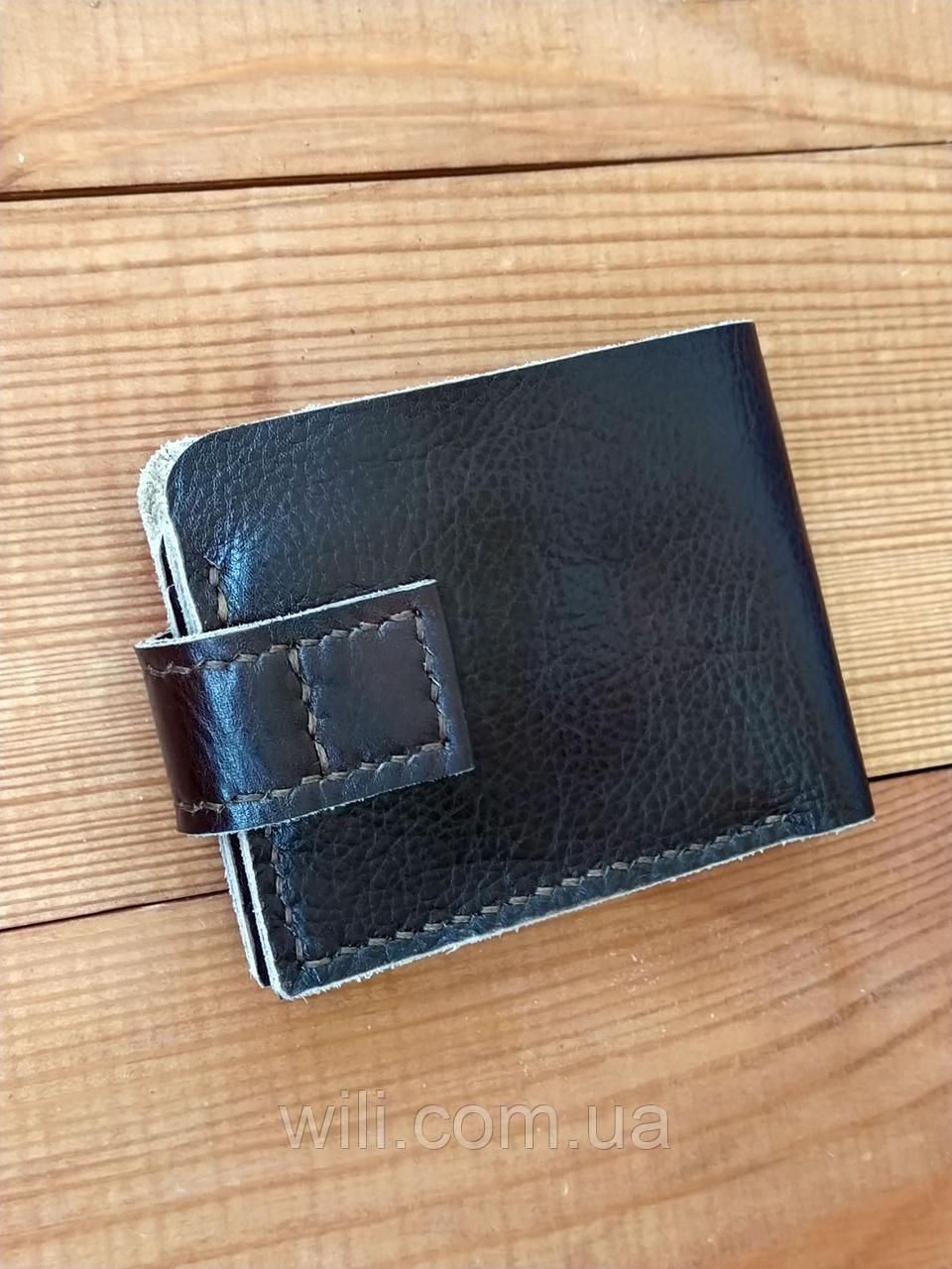 Класичний чоловічий гаманець з натуральної шкіри "Art classic"