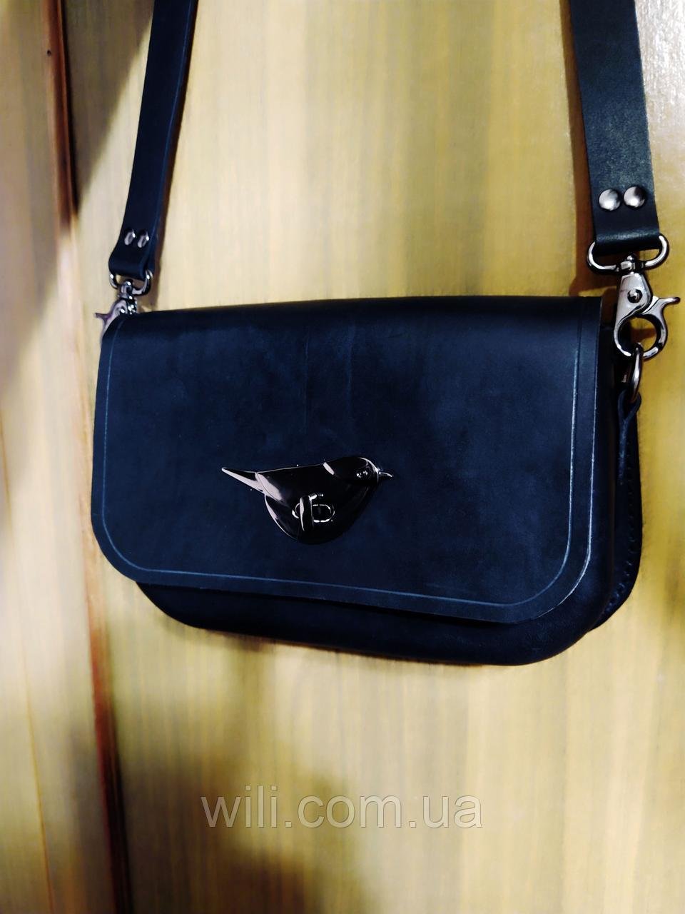 Женская кожаная сумочка ручной работы "Итальянка"