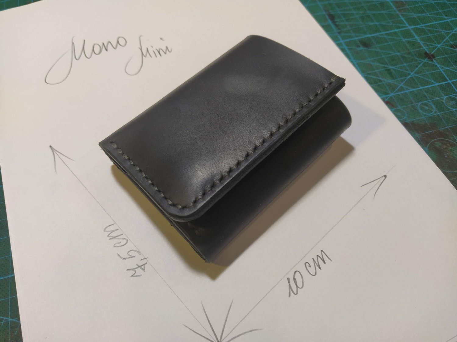 Маленький чоловічий гаманець із шкіри "Mono Mini"