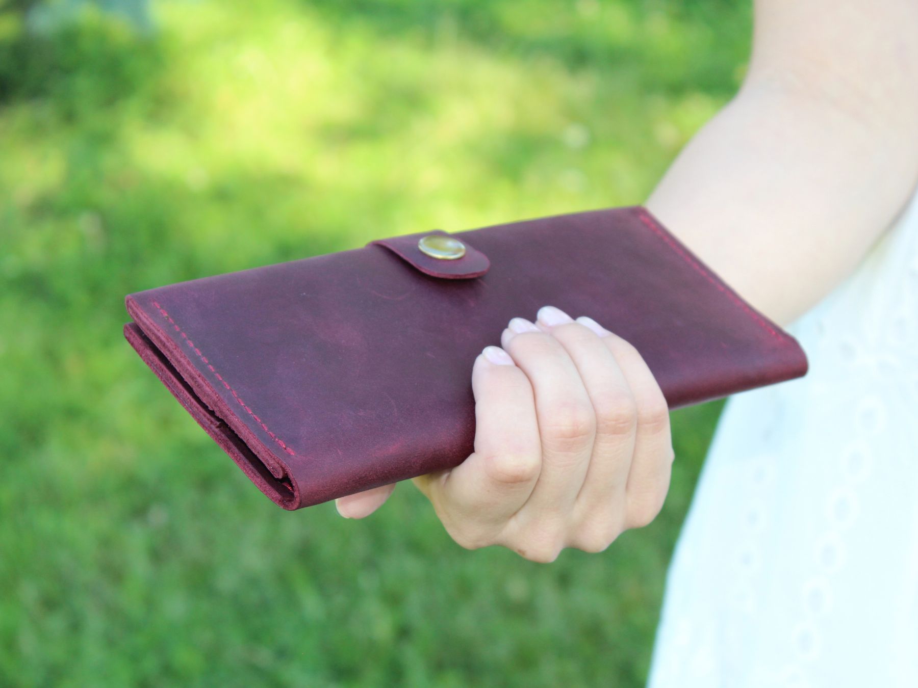Жіночий шкіряний гаманець "Vintage"